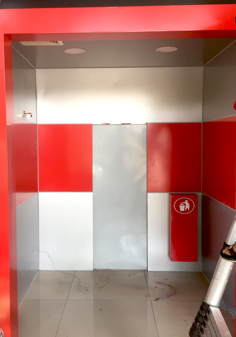 Thay đổi máy ATM thành CDM cho Techcombank Sao Mai