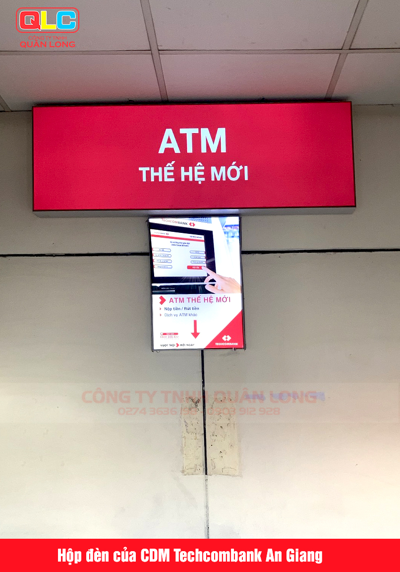 Thay máy ATM thành CDM cho TCB An Giang